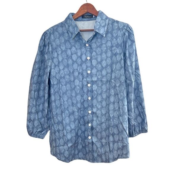 Basico Lightweight Collared Button Down Shirt - Picture 1 of 6